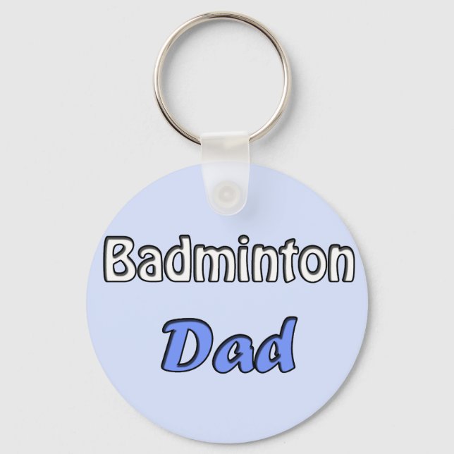 Badminton Dad Key Ring (Front)