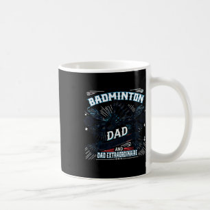 Badminton Dad Shuttle Legend Funny Sports Design  Coffee Mug