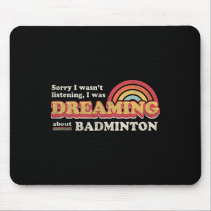 Badminton Design Mouse Pad