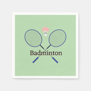 Badminton Design Napkin