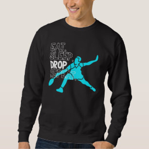 Badminton Eat Sleep Drop Repeat Sweatshirt
