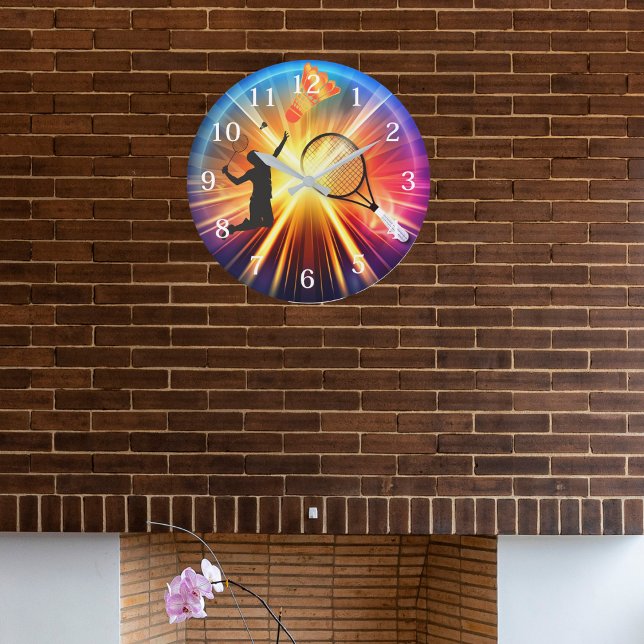 Badminton Enthusiast's Wall Clock (Creator Uploaded)