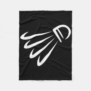 Badminton Equipment Fleece Blanket