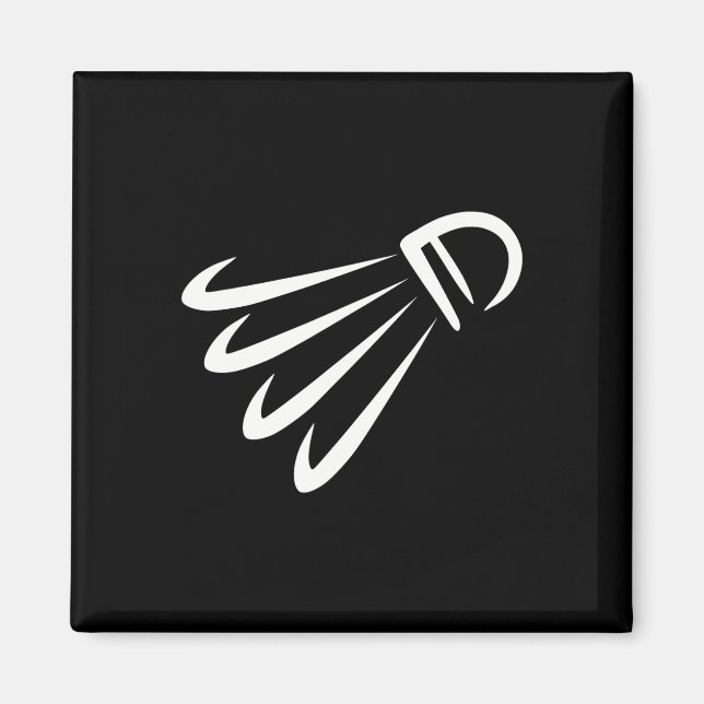 Badminton Equipment  Magnet (Front)