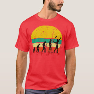 Badminton Evolution Retro T-Shirt