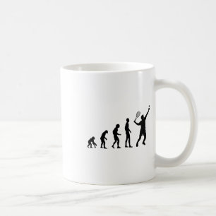 Badminton Evolution Shuttle Funny Coffee Mug