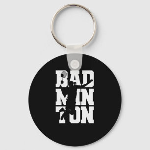 Badminton Federball Badmintonschläger Sport Key Ring