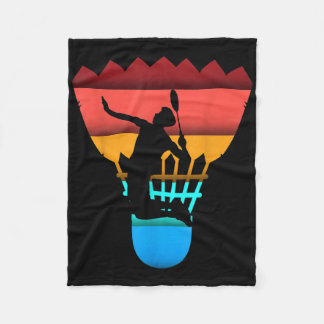 Badminton fleece blanket