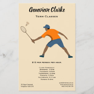 Badminton Flyer