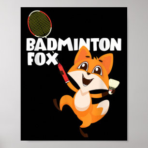 Badminton Fox  Poster