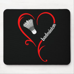 Badminton Game Coach Shuttle Player Badminton Play Mouse Pad