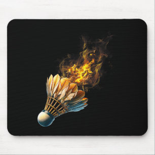 Badminton Game Lover Bad Words Shuttle Badminton Mouse Pad