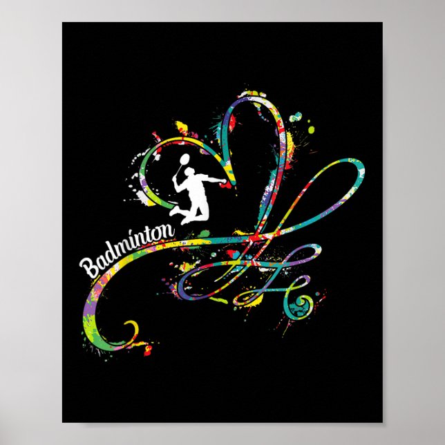 Badminton Game Player Shuttle Player Badminton  Poster (Front)