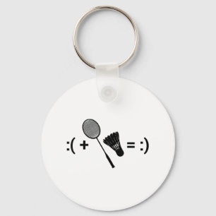 Badminton Game Shuttle Sport Badminton Key Ring