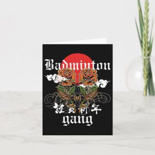 Badminton Gang Card