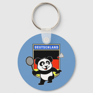 Badminton Germany Panda Key Ring