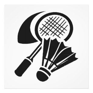 Badminton gift ideas photo print