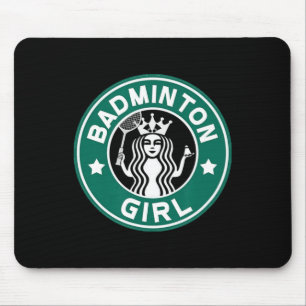 Badminton Girl For Teens On School Team Funny Mouse Pad