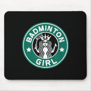 Badminton Girl For Teens On School Team Funny Mouse Pad