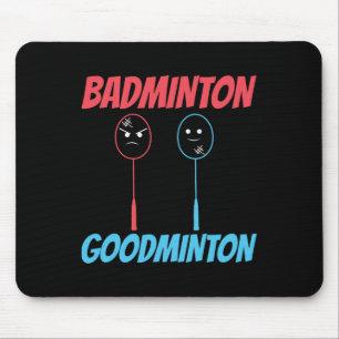 Badminton Goodminton Racket Meme Mouse Pad