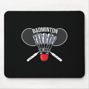 Badminton Graphic Badminton Player Shuttle Sports  Mouse Pad