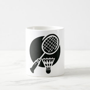 Badminton Graphic Coffee Mug