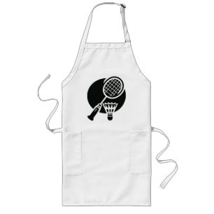 Badminton Graphic Long Apron