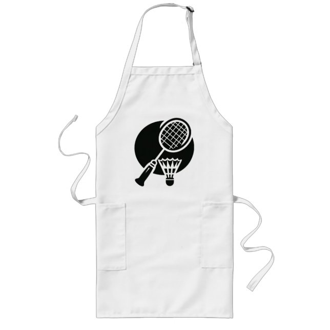 Badminton Graphic Long Apron (Front)
