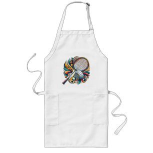 Badminton Graphic Long Apron