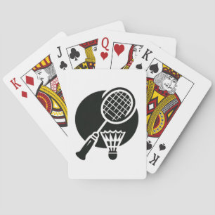 Badminton Graphic Playing Cards