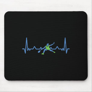 Badminton Heart Rate Heart Rate Mouse Pad