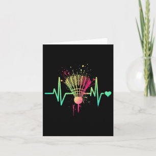 Badminton Heartbeat - Vintage Shuttle Badminton Lo Card