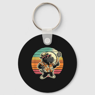 Badminton Hippo Shuttle  Key Ring