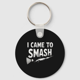 Badminton I Came To Smash Shuttle Key Ring