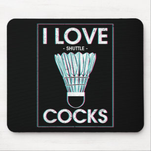 Badminton I Love S Badminton Badminton Player Mouse Pad