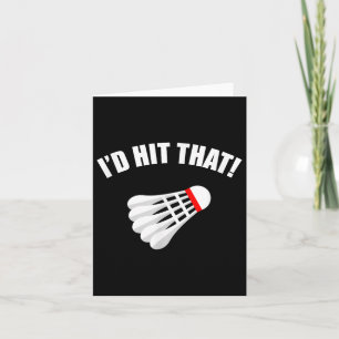 Badminton _ Id Hit That! Card