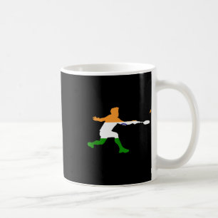 Badminton Indian Flag Racquet Shuttle Men Player Coffee Mug