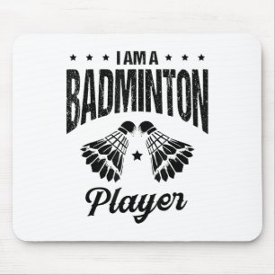 Badminton Is My Life Badminton Player Shuttle Mouse Pad