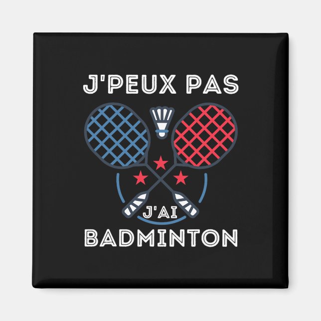 Badminton Jersey  Magnet (Front)