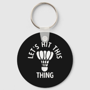 Badminton key ring