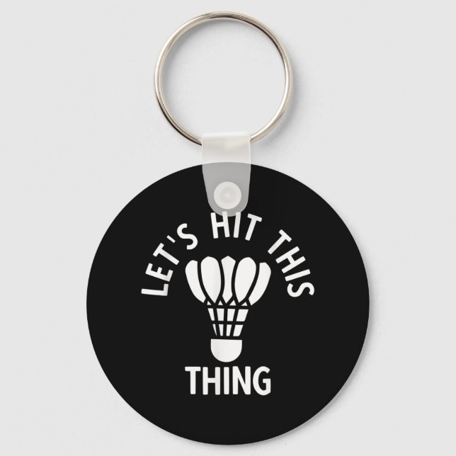 Badminton  key ring (Front)