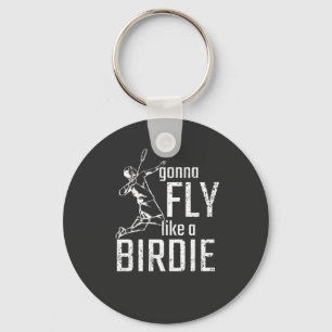 Badminton Key Ring