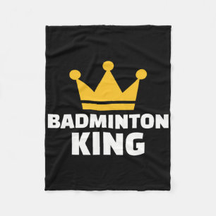 Badminton King Fleece Blanket