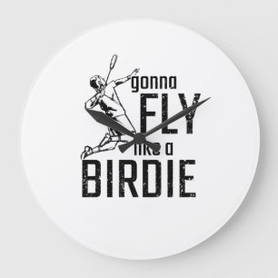 Badminton Large Clock