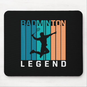 Badminton Legend Badminton Player Shuttle Sports S Mouse Pad