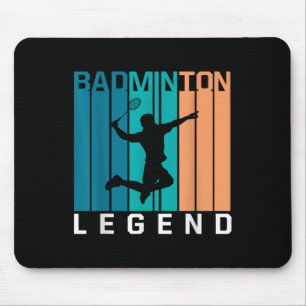 Badminton Legend Badminton Player Shuttle Sports S Mouse Pad