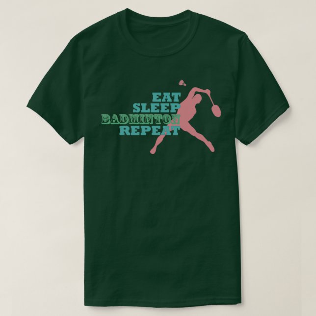 Badminton Life T 1 T-Shirt (Design Front)