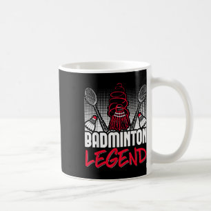 Badminton Living Legend Player Sport Shuttle  Coffee Mug