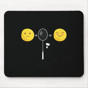 Badminton Love Happy Team Player Coach Funny Shutt Mouse Pad