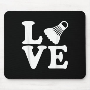 Badminton Love Mouse Pad